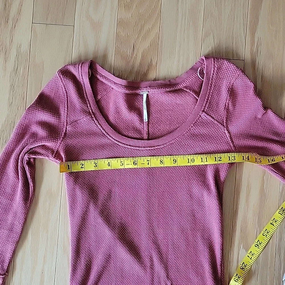 Free People Rare Lovely Lady Thermal Top